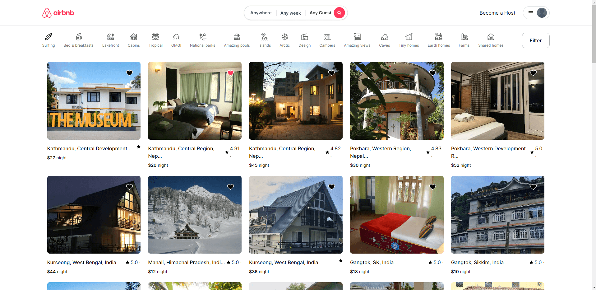 Airbnb Clone